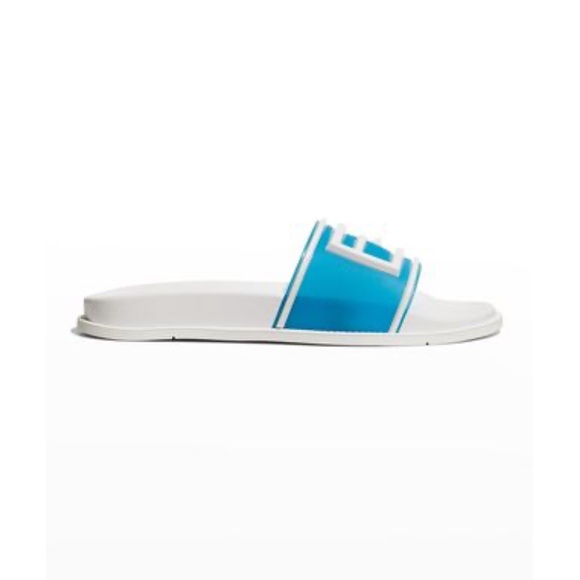 Fendi Pool Zucca FF Logo Slides - Picture 2 of 10